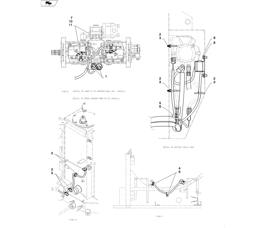 01-084(06)HARNESS ASSY, UPPER (NIBBLER & BREAKER)-SK235SR-2 SK235SRLC-2 SK235SR Kobelco Excavator Parts Number Electronic Catalog EPC Manuals