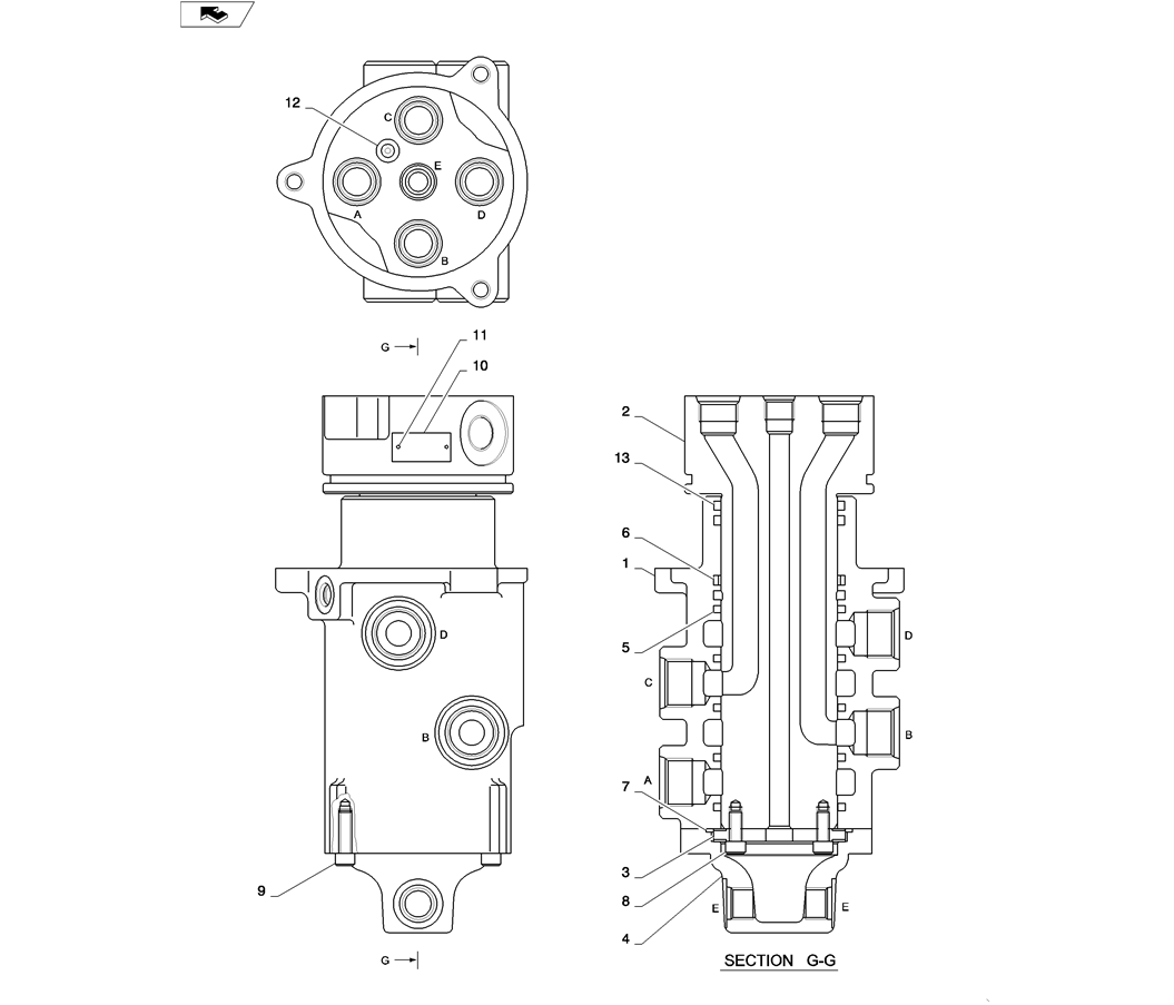 02-005(02)JOINT INSTALL, SWIVEL-SK235SR-2 SK235SRLC-2 SK235SR Kobelco Excavator Parts Number Electronic Catalog EPC Manuals