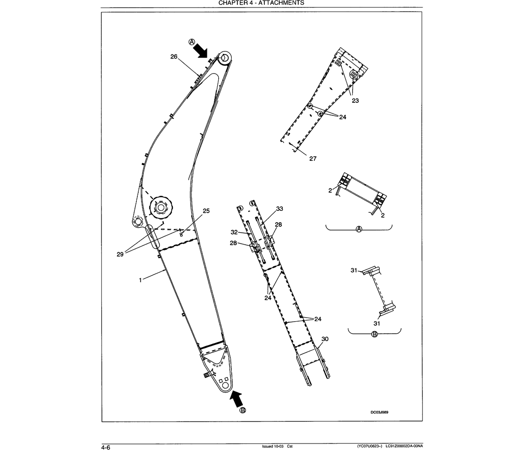 03-005 BOOM ASSEMBLY MASS EXCAVATOR-SK330LC-6E SK330-6E SK350LC-6E Kobelco Excavator Parts Number Electronic Catalog EPC Manuals