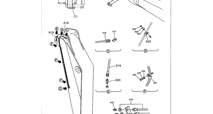 03 017 MASS EXCAVATOR ARM ASSEMBLY P N