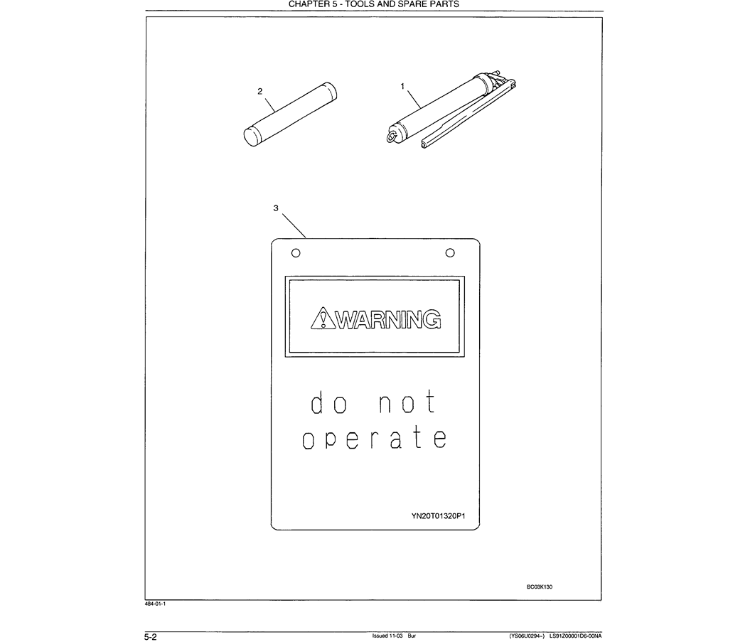 04-001 TOOL AND ACCESSORY-Kobelco SK480LC-6E SK480-6S SK480LC-6 SK450-6 Excavator Parts Number Electronic Catalog EPC Manuals