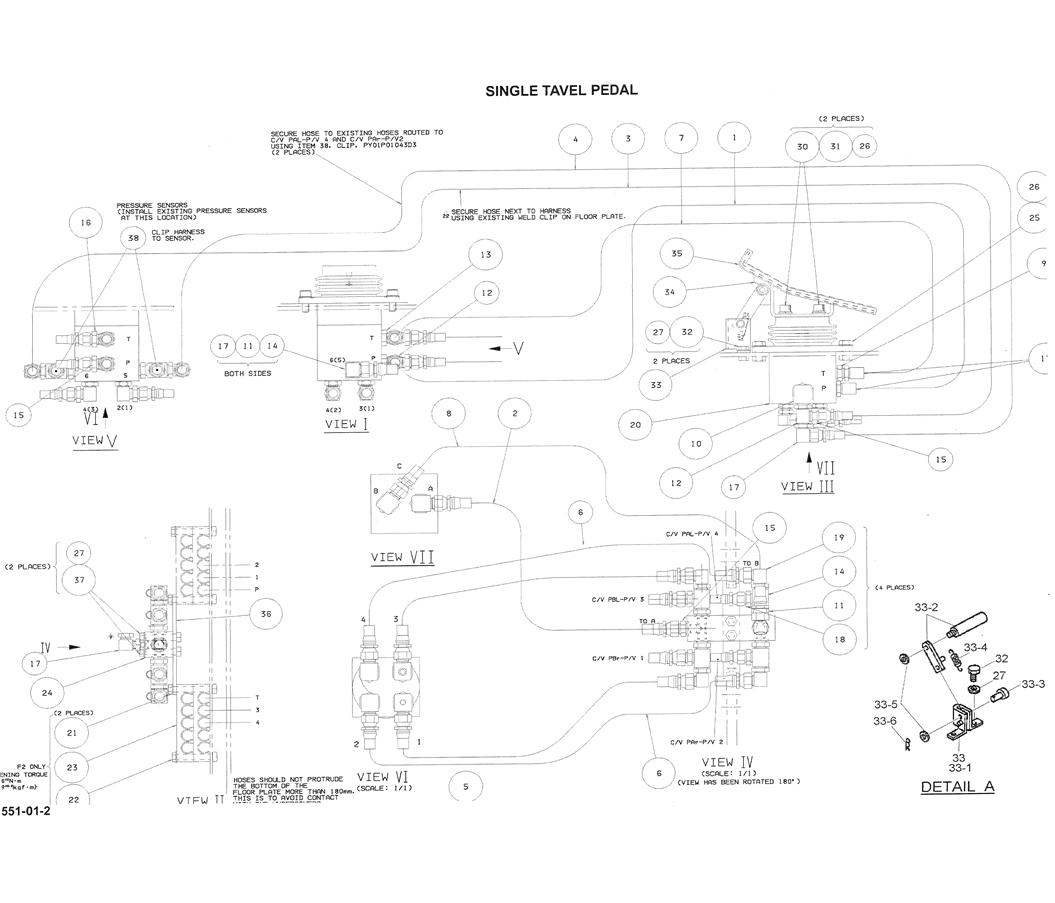 05-009(02) SINGLE TRAVEL PEDAL-SK200-6E SK210LC-6E SK200-6ES SK200LC-6E Kobelco Excavator Parts Number Electronic Catalog EPC Manuals