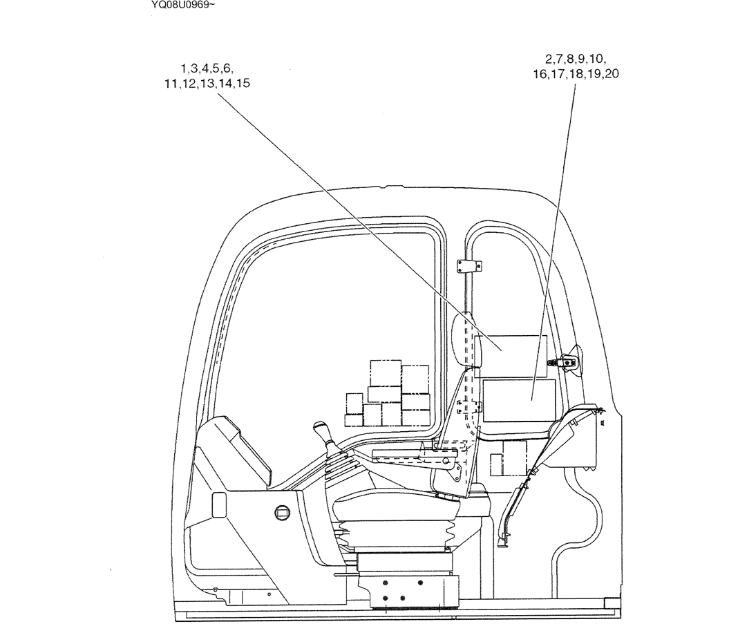 06-004(01) NAME PLATE INSTALLATION (HIGH AND WIDE, CAB)-SK200-6E SK210LC-6E SK200-6ES SK200LC-6E Kobelco Excavator Parts Number Electronic Catalog EPC Manuals