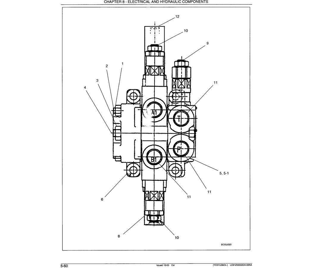 07-026 CONTROL VALVE ASSEMBLY (TWO WAY)-SK330LC-6E SK330-6E SK350LC-6E Kobelco Excavator Parts Number Electronic Catalog EPC Manuals