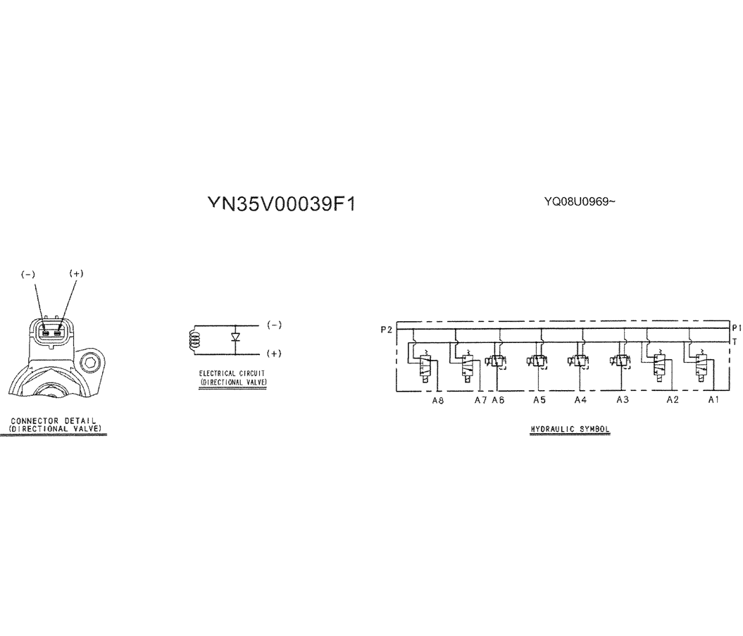  07-029(02) SOLENOID VALVE ASSEMBLY (YN35V00039F1)-SK200-6E SK210LC-6E SK200-6ES SK200LC-6E Kobelco Excavator Parts Number Electronic Catalog EPC Manuals