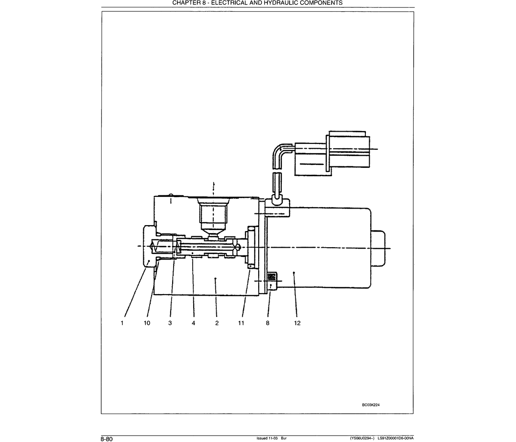 07-034 VALVE ASSEMBLY, SOLENOID P/N YN35V00010F2-Kobelco SK480LC-6E SK480-6S SK480LC-6 SK450-6 Excavator Parts Number Electronic Catalog EPC Manuals