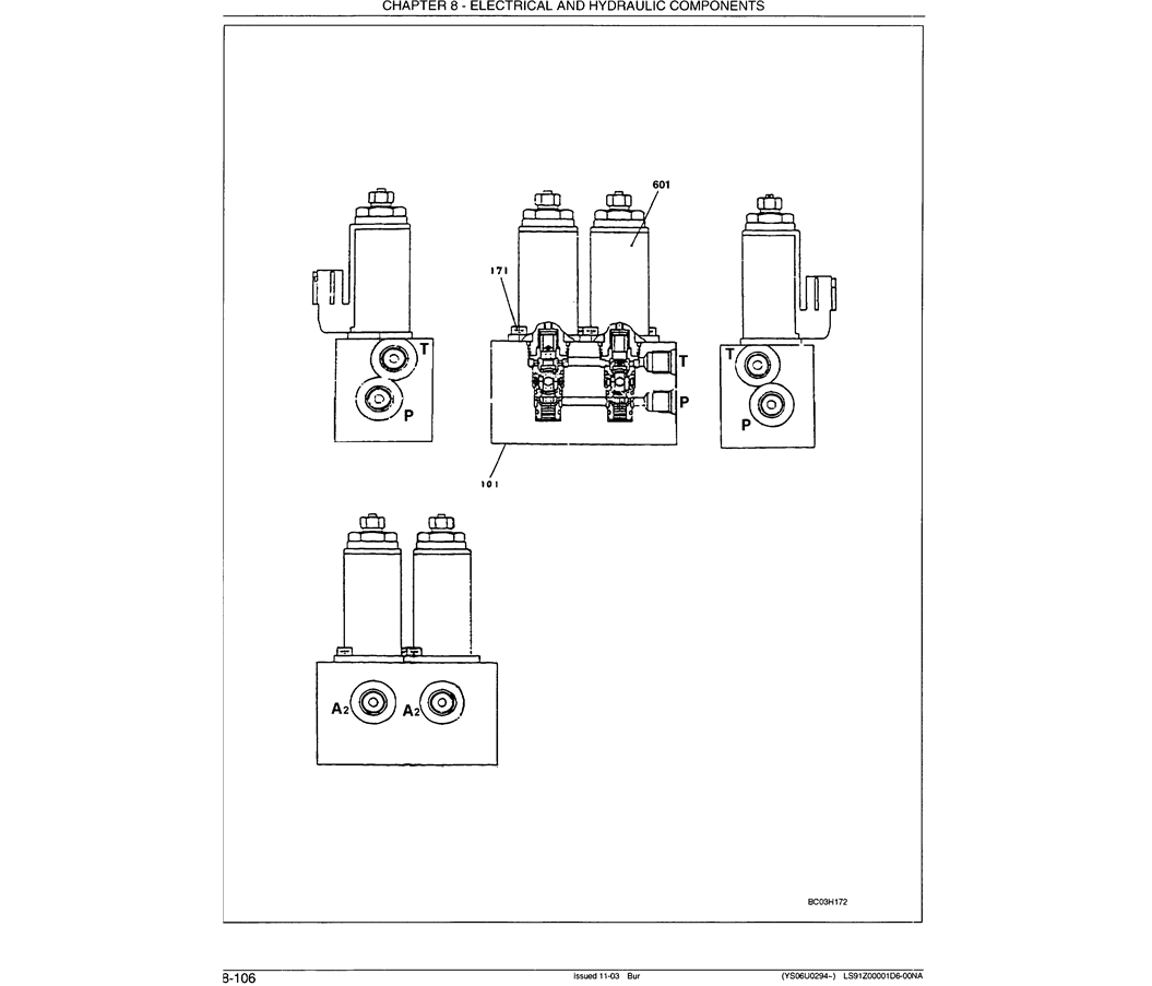 07-047 SOLENOID VALVE ASSEMBLY P/N YN3500040F1-Kobelco SK480LC-6E SK480-6S SK480LC-6 SK450-6 Excavator Parts Number Electronic Catalog EPC Manuals