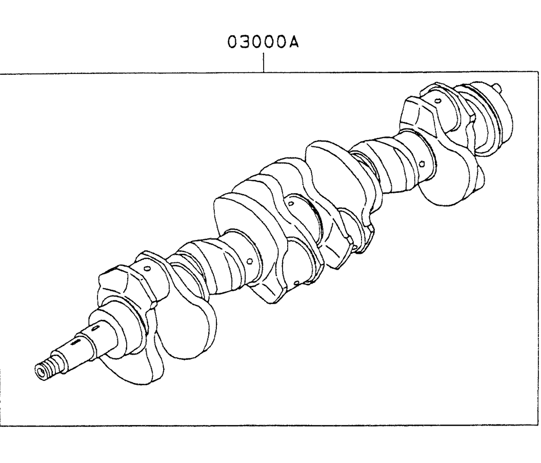 08-004SERVICE CRANKSHAFT ASSY-Kobelco SK200-3 SK200LC-5 SK200 Excavator Parts Number Electronic Catalog EPC Manuals