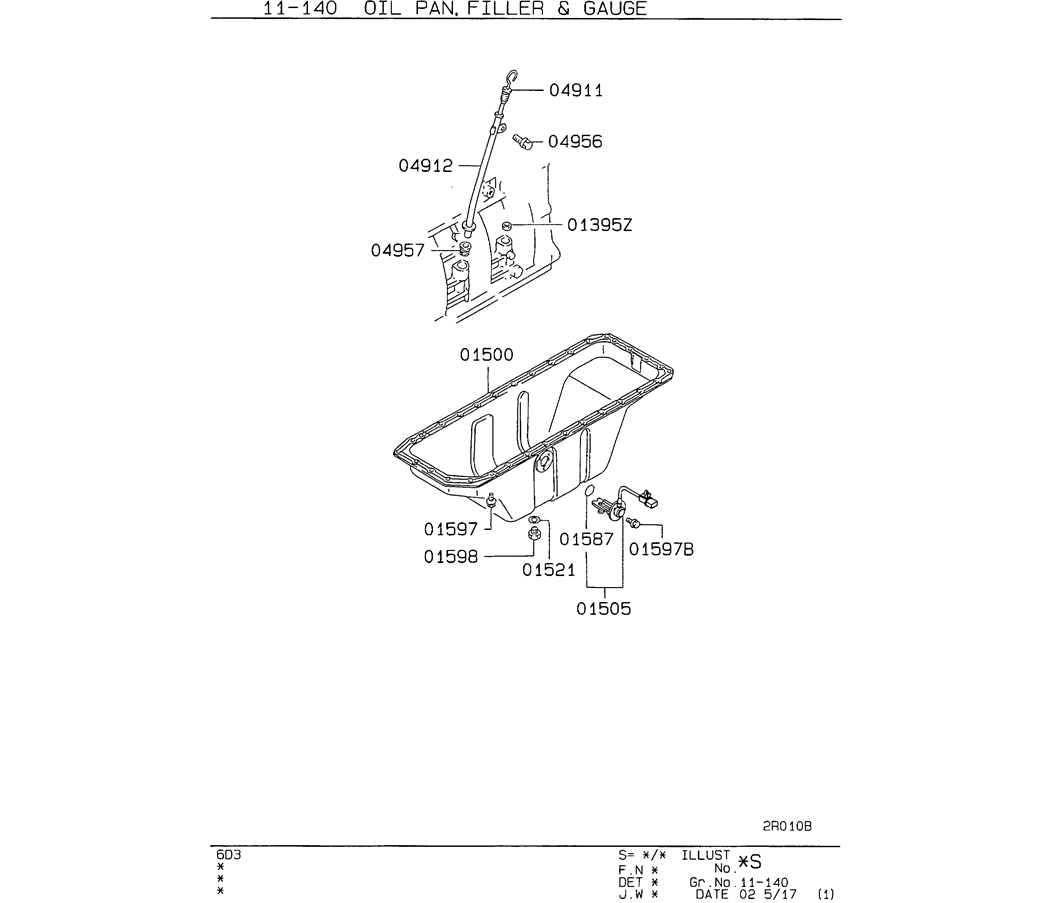 08-009 OIL PAN, FILLER AND GAUGE-SK200-6E SK210LC-6E SK200-6ES SK200LC-6E Kobelco Excavator Parts Number Electronic Catalog EPC Manuals