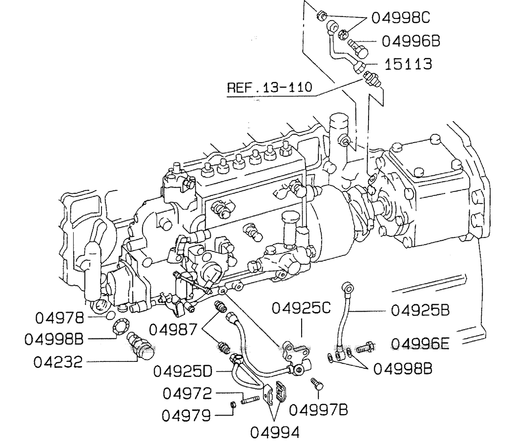 08-018(01) OIL LINE Mitsubishi 6D24-Kobelco SK480LC-6E SK480-6S SK480LC-6 SK450-6 Excavator Parts Number Electronic Catalog EPC Manuals