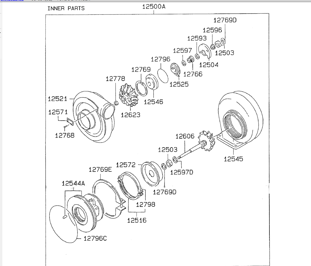 08-034(02)TURBOCHARGER-Kobelco SK480LC-6E SK480-6S SK480LC-6 SK450-6 Excavator Parts Number Electronic Catalog EPC Manuals