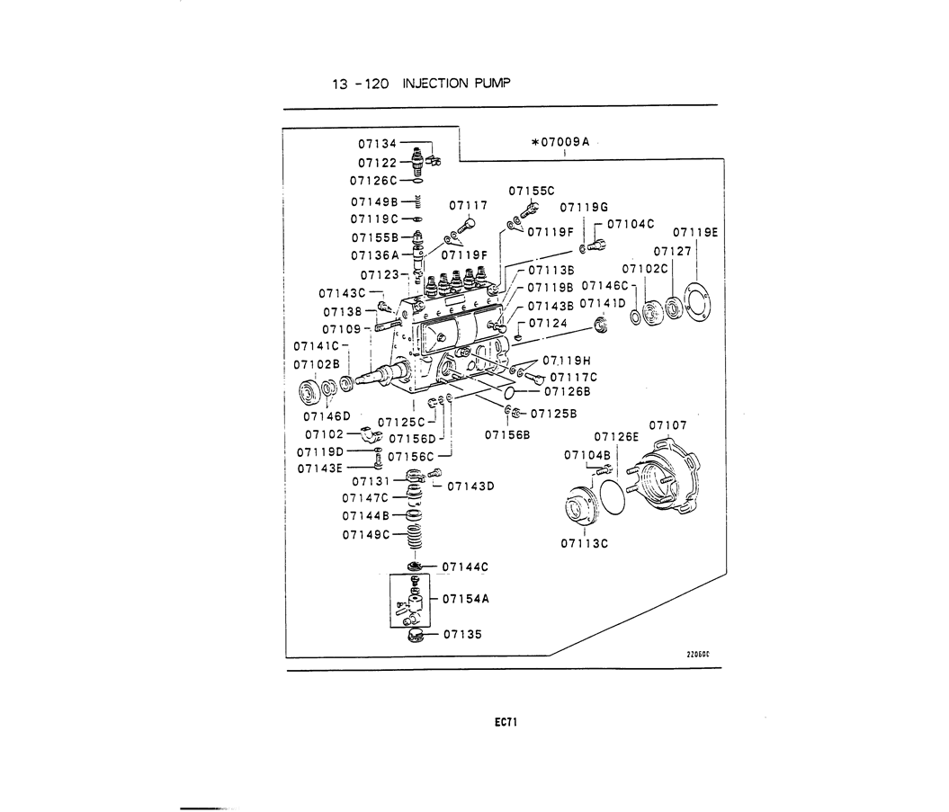 13-022 INJECTION PUMP Mitsubishi 6D31 ENGINE-Kobelco SK220LC-3 SK250LC SK220-3 Excavator Parts Number Electronic Catalog EPC Manuals