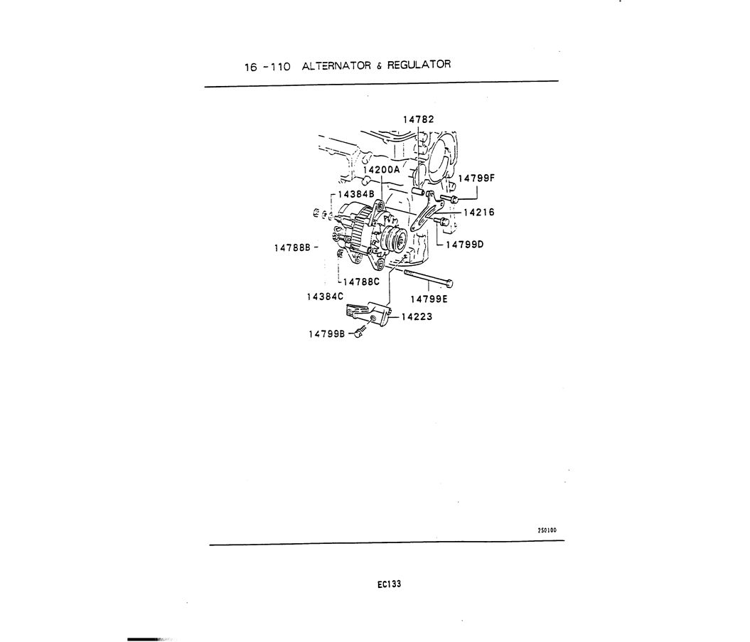 13-036(01) ALTERNATOR & REGULATOR Mitsubishi 6D31 ENGINE-Kobelco SK220LC-3 SK250LC SK220-3 Excavator Parts Number Electronic Catalog EPC Manuals