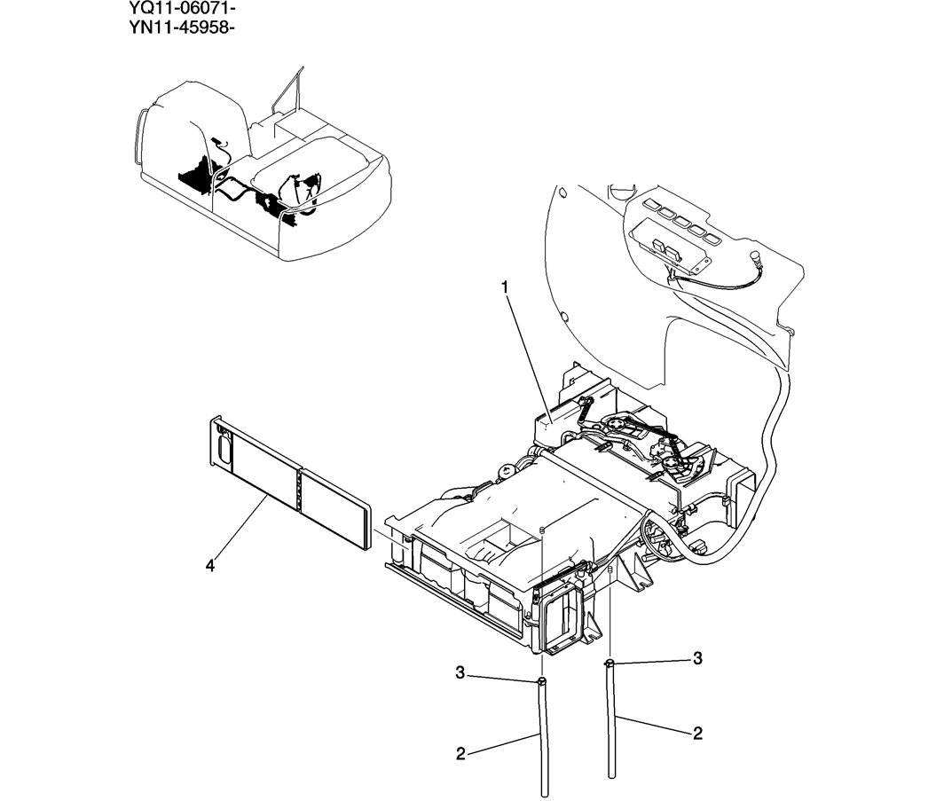 290-01A-1 CONDITIONER ASSY, AIR-Kobelco SK200-8 SK210LC-8 SK210D-8 Excavator Parts Number Electronic Catalog EPC Manuals