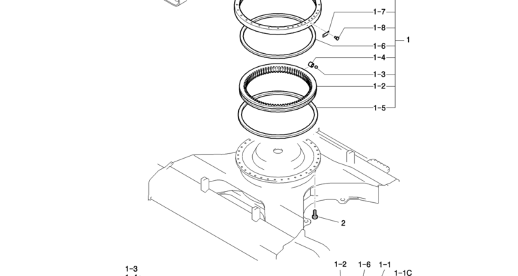 340 01 1 RING ASSY, SLEWING (IN HOUSE PRODUCT)