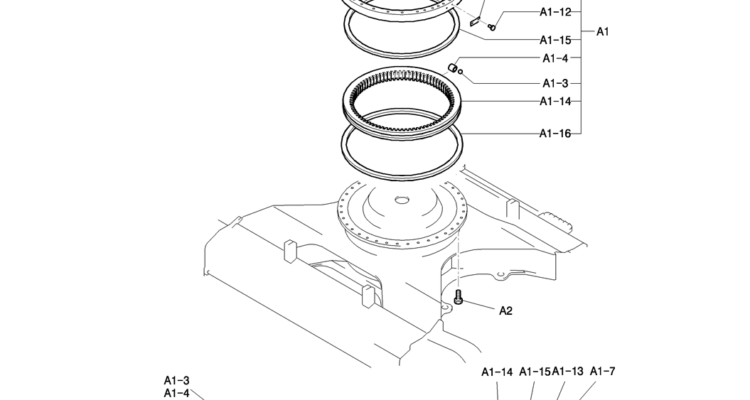 340 01 2 RING ASSY, SLEWING (IN HOUSE PRODUCT)
