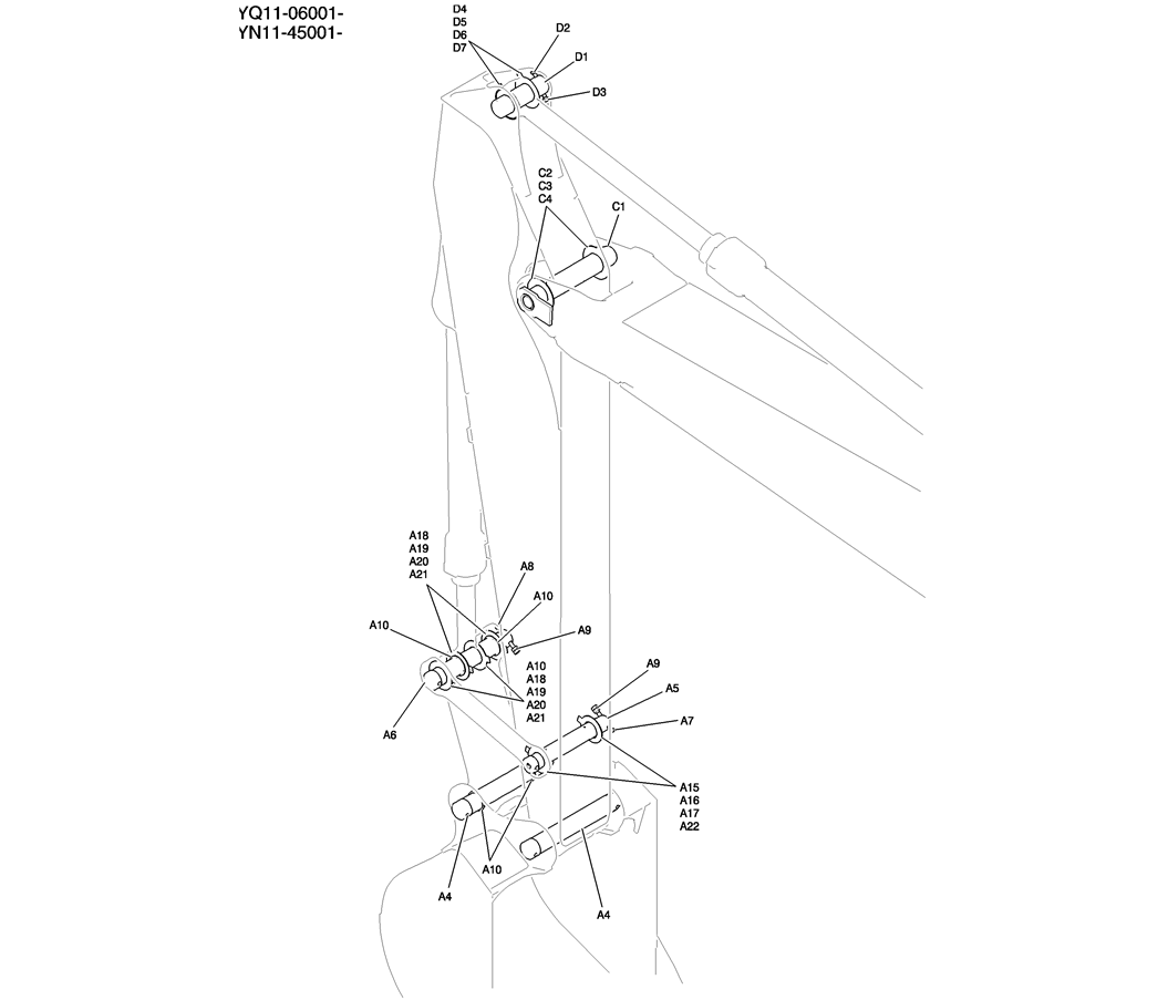 580-02-2 ARM GROUP, 2.94M (HD)-Kobelco SK200-8 SK210LC-8 SK210D-8 Excavator Parts Number Electronic Catalog EPC Manuals