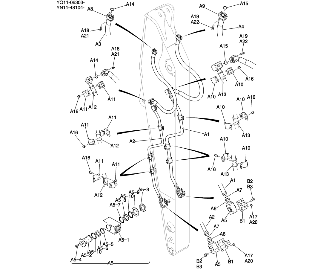 615-62A-1 HYD LINES, ARM 3. 5M (BREAKER)-Kobelco SK200-8 SK210LC-8 SK210D-8 Excavator Parts Number Electronic Catalog EPC Manuals615-62A-1 HYD LINES, ARM 3. 5M (BREAKER)-Kobelco SK200-8 SK210LC-8 SK210D-8 Excavator Parts Number Electronic Catalog EPC Manuals