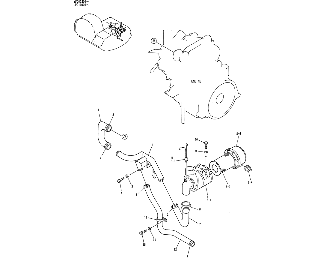 01-009 CLEANER ASSY, AIR-Kobelco SK120LC-5 SK120-V SK120LC-3 Excavator Parts Number Electronic Catalog EPC Manuals