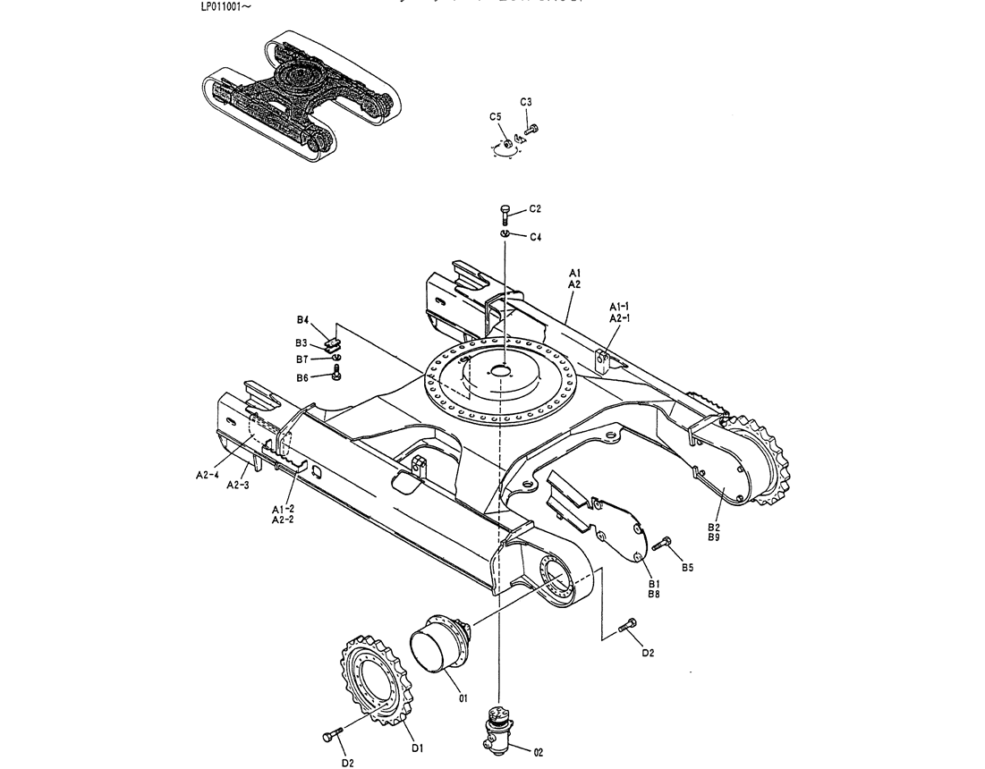 02-001 LOW GROUP-Kobelco SK120LC-5 SK120-V SK120LC-3 Excavator Parts Number Electronic Catalog EPC Manuals