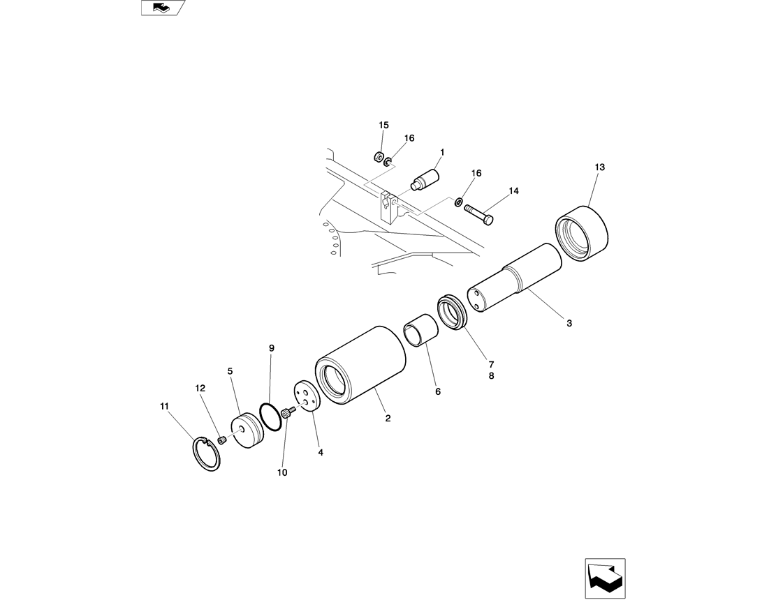 02-008(00) UPPER ROLLER ASSEMBLY-Kobelco SK80MSR SK80CS-2 SK80CS-1E SK80 Excavator Parts Number Electronic Catalog EPC Manuals