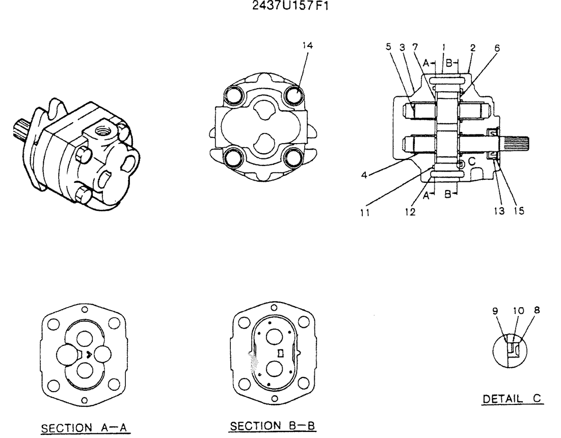 07-022 PUMP ASSY, GEAR-Kobelco SK120LC-5 SK120-V SK120LC-3 Excavator Parts Number Electronic Catalog EPC Manuals
