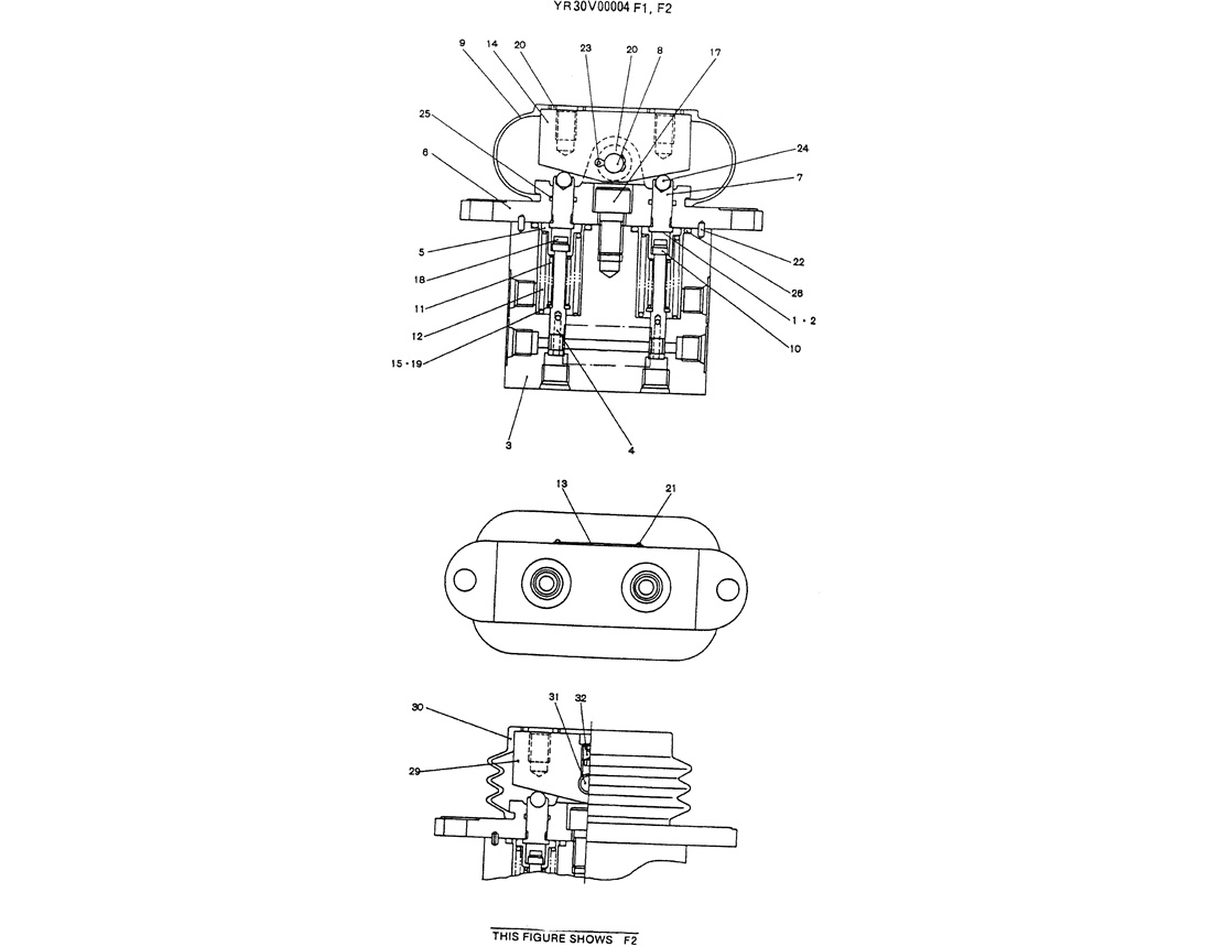 07-033 VALVE ASSY, PILOT, P/N YR30V00004F1-Kobelco SK120LC-5 SK120-V SK120LC-3 Excavator Parts Number Electronic Catalog EPC Manuals