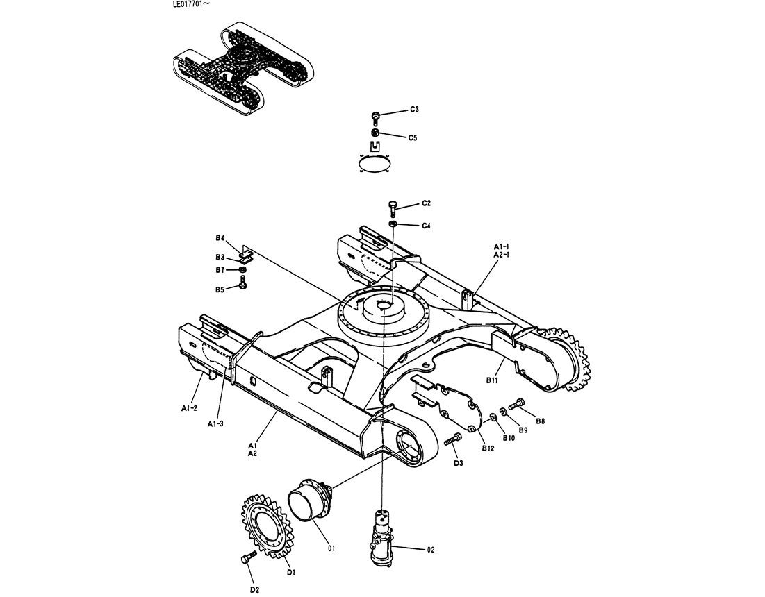 02-001 LOW GROUP-Kobelco SK60-3 SK60-5 SK60 Excavator Parts Number Electronic Catalog EPC Manuals