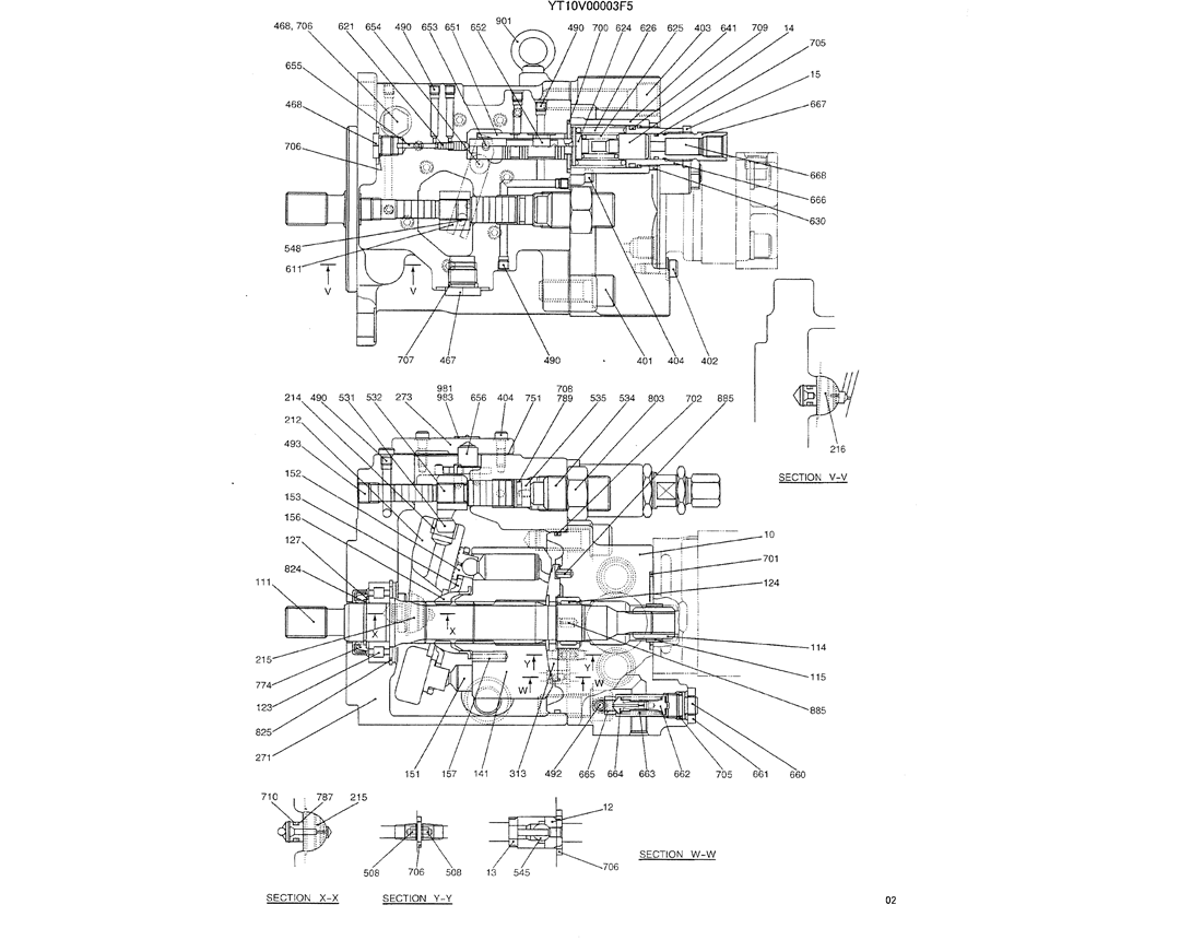 07-025 VALVE ASSY, PUMP-Kobelco SK70SR-1E SK70SR-2 SK70 Excavator Parts Number Electronic Catalog EPC Manuals