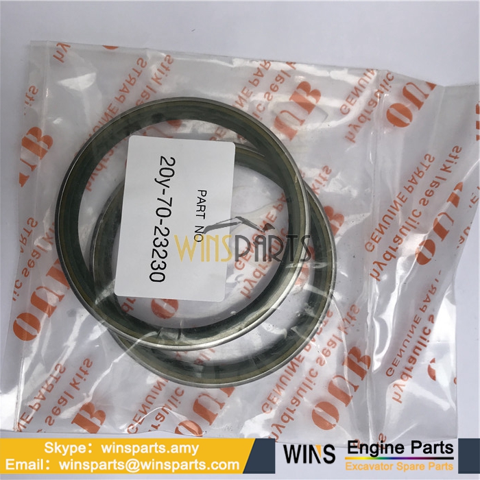 20Y-70-23230 07145-00090 BUSHING SEAL 轴套 防尘圈 防尘油封用于KOMATSU PC200 PC210 PC220 PC228US PC230 PC240 PC270 PC290 PC308 Excavator Parts 