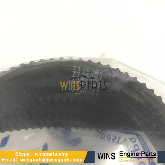 7146391 6625298 7143498 Bobcat Drive Belt 山猫 皮带 用于 S550 S530 S510 T590 T550 S590 S570 Bobcat parts