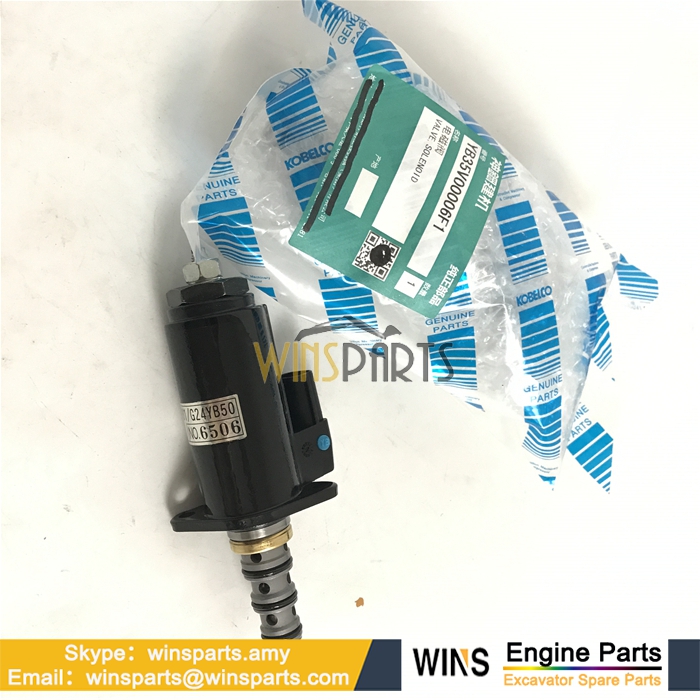 YB35V00006F1 KWE5K-31/G24YA50-303 Swing Rotary motor Solenoid Valve Kobelco ED190LC-6E SK160LC-6E SK200-6ES SK200SR SK250LC-6E Excavator Parts