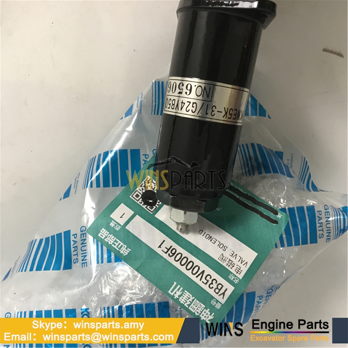 YB35V00006F1 KWE5K-31/G24YA50-303 Swing Rotary motor Solenoid Valve Kobelco ED190LC-6E SK160LC-6E SK200-6ES SK200SR SK250LC-6E Excavator Parts