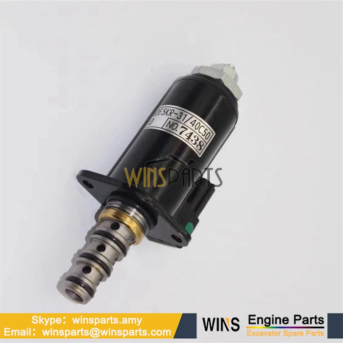 YN35V00049F1 KDRDE5K-31/40C50-213 KDRDE5KR-31 40C50-213 HYDRAULIC SOLENOID VALVE ASSEMBLY Kobelco New.Holland Excavator Parts 