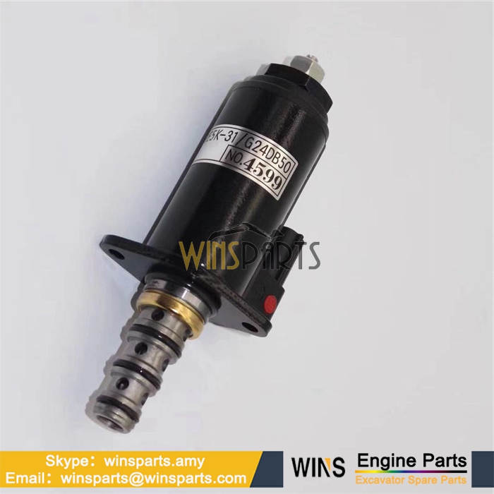 YT35V00013F1 KWE5K-31/G24DA50/G24DB50 HYDRAULIC SOLENOID VALVE Kobelco 70SR 70SR-1E 70SR-1ES 80MSR 80MSR-1E 80MSR-1ES ED150-1E 