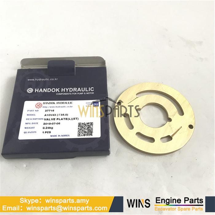 107-6882 1076882 Valve plate HYDRAULIC Main PISTON PUMP For Caterpillar 305.5 306 307 307B 307C 308C CAT Excavator Parts