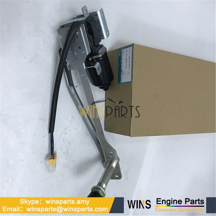 20Y-54-52211 20Y5452211 208-53-13780 Cab Wiper Motor Assembly KOMATSU PC130-8 PC400LC-8 PC300-8 PC350-8 Excavator Parts 