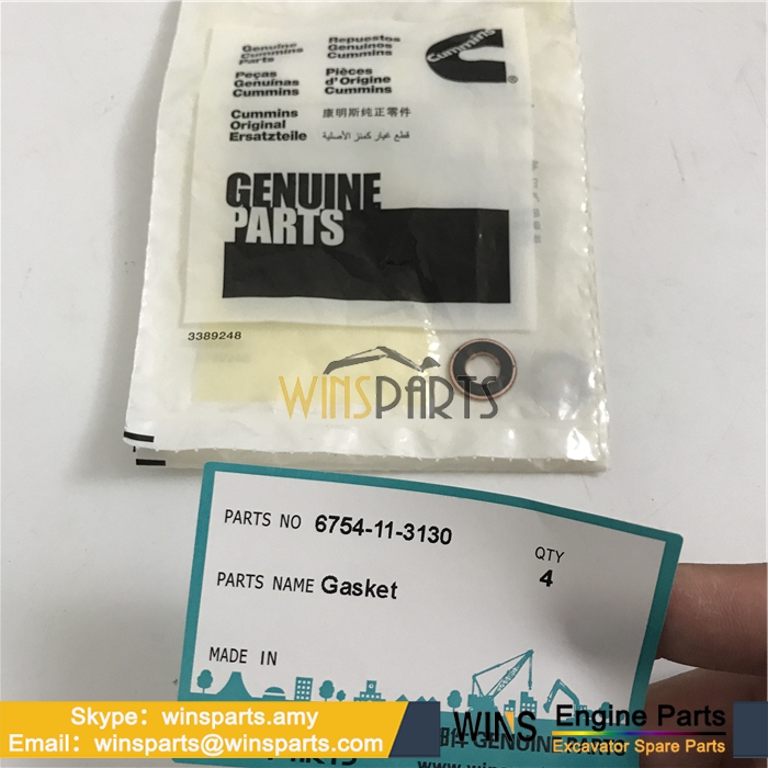 3389248 6754-11-3130 Cummins Engine Seal Gasket For KOMATSU PC200 PC220 PC220LL PC240 PC270 PC290 PC360 PC390 PC390 Excavator Parts 