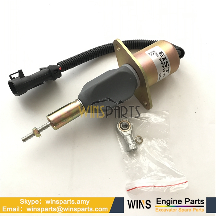 3990773 SA-4932-24 Cummins 24v Engine FUEL PUMP Stop Solenoid Valve Fuel Shut Off Solenoid 