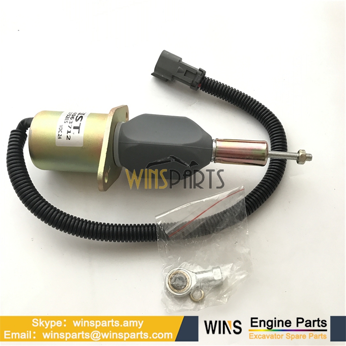 4063712 6743-81-9141 Cummins Komatsu FUEL PUMP Stop Solenoid Valve