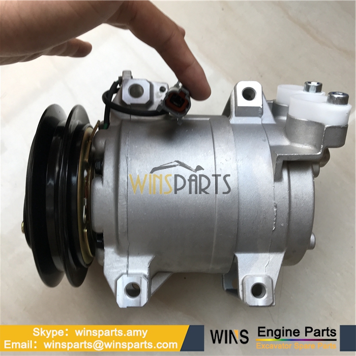 4663927 AIR CONDITIONER COMPRESSOR A/C Hitachi ZX70-3 ZX75UR-3 ZX75US-3 ZX85US-3 ZX80LCK-3 ZX85USB-3 Excavator Parts