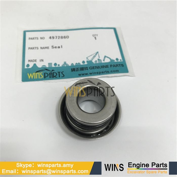 4972860 Cummins Engine WATER PUMP SEAL REPAIR KIT Hyundai R450LC-7 R500LC-7 R480LC-9 R520LC-9 CRAWLER EXCAVATOR Spare parts (2)