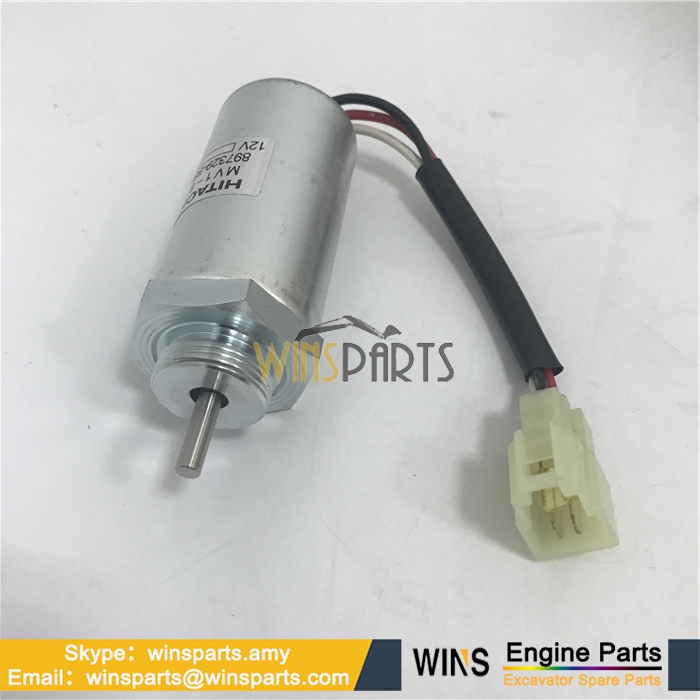 8-97329568-0 897329-5680 8973295680 ISUZU 4LE1 3LD1 ENGINE STOP SOLENOID Hitachi ZX27U 30U ZX35U ZX40U ZX50U Excavator Spare parts