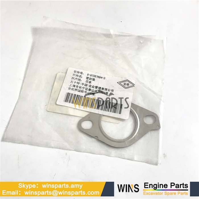 GASKET COVER OIL PORT O RING SEAL ISUZU 4JJ1-XYSA03 4JJ1 Engine Spare Parts    