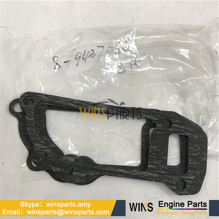 8-94370661-0 8943706610 Isuzu 4BD14BG1 6BD1 6BG1 Egnine WATER PUMP GASKET REPAIR KIT For Hitachi ZX120-5 EX120-5 EX200-3 EX200-5 Excavator Parts