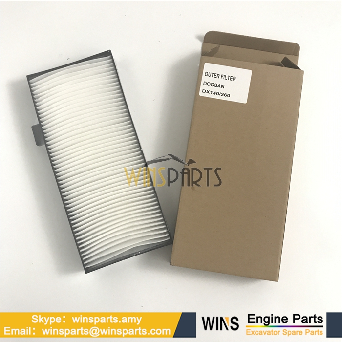 Air Conditioner ELEMENT Inner filter Outer FILTER AC CAB AIR FILTER Doosan Daewoo Komatsu SOLAR 170-III 220LC-3 280LC-3 330-III SOLAR 130-III DX340LC-3 DX380LC-3 DX140LC-3 DX490LC-3 DH70 DX225LC DX300LL DX170W-5 DX140LCR-5 DX300LC-3 