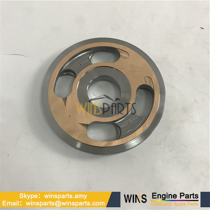 LQ15V00015S021 GENUINE Nabtesco MFC160 HYDRAULIC Swing Motor Valve Plate Kobelco parts SK235SRLC-1E, SK235SR-1E, SK235SRNLC-1E, SK260, SK235SRNLC-1ES, SK235SRLC-1ES, SK235SR-1ES, SK235SRLC-2, SK235SR-2, SK485-9, SK485LC-9, SK485-8, SK250LC-6E PLATE