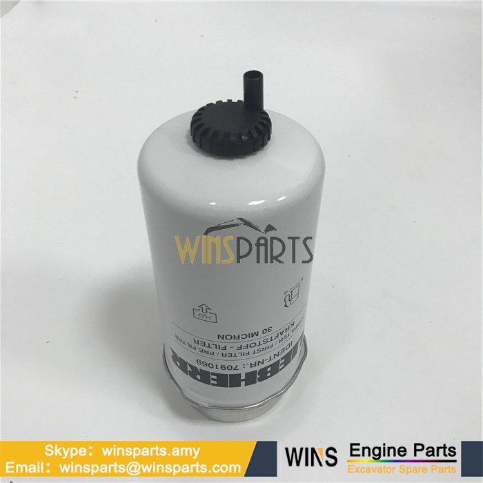 Genuine Original 7091068 7091069 Liebherr Fuel Filter Water Filter 利勃海尔 滤芯 Fuel Water Separator 