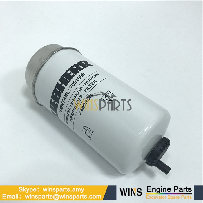 Genuine Original 7091068 7091069 Liebherr Fuel Filter Water Filter 利勃海尔 滤芯 Fuel Water Separator 