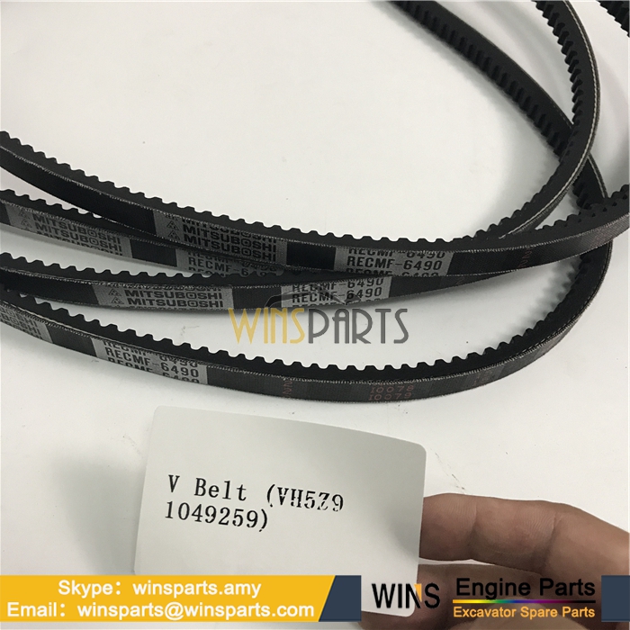 MITSUBISHI RECMF-6480 RECMF-6490 RECMF-8510 RECMF-8710 RECMF-8700 BELT TRANSMISSION FAN V-BELT ALTERNATOR BELT SET Excavator Spa